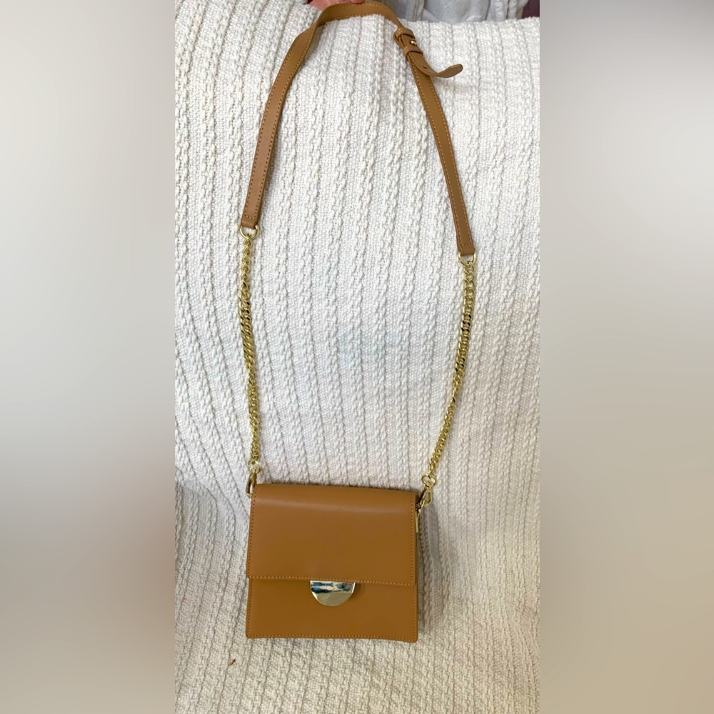 Anna Cate tan leather mini bag